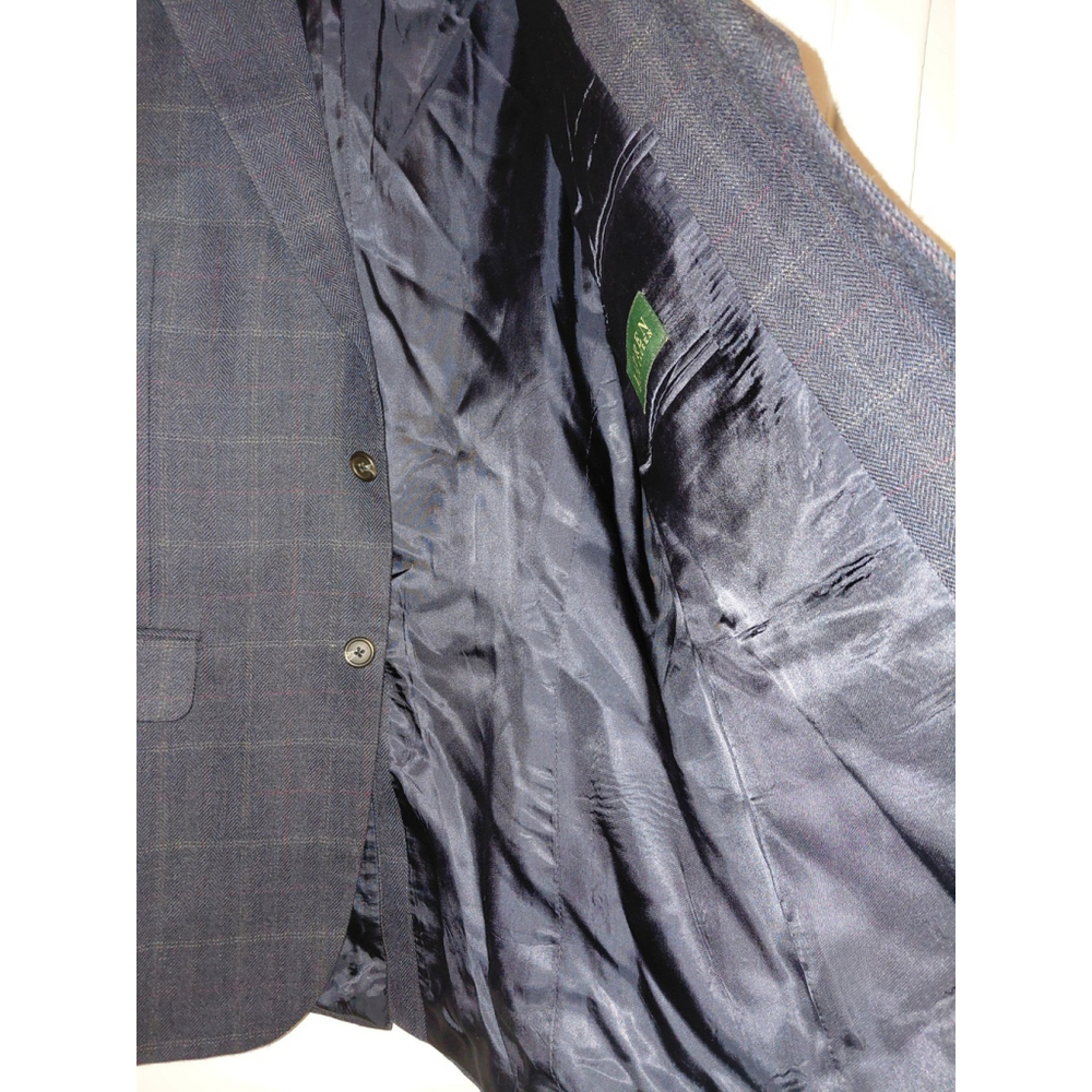 Lauren Ralph Lauren Sport Coat Blazer Suit Jacket Size 42L Wool 2 Button Gray - Picture 6 of 8